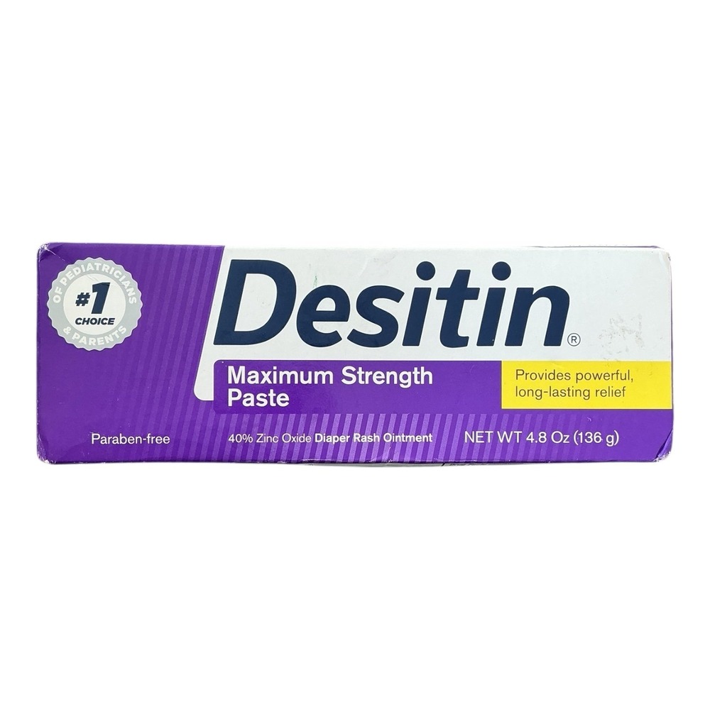Desitin - Maximum Strength Diaper Rash Paste‎ (4.8 oz) Zinc Oxide